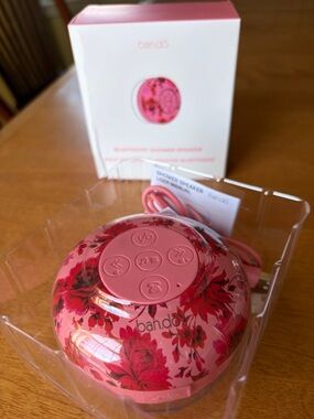 ban.do Bluetooth Shower Speaker Pink Floral